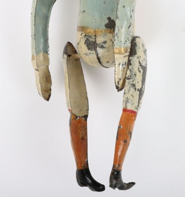 Early tinplate clockwork tumbling Acrobat Clown figure, German probably Gunthermann circa 1905 - 6