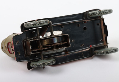 Tinplate clockwork Fire Engine, German US zone circa 1950 - 5