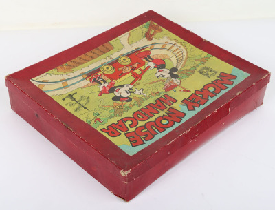A good boxed Wells-Brimtoy Mickey Mouse Handcart, English 1936 - 5