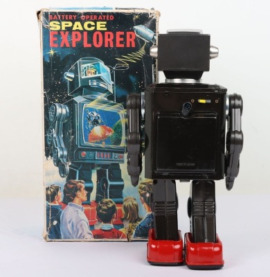 Boxed SH Horikawa battery operated Space Explorer, Japanese 1960 - 2