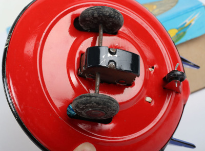 Boxed Ne-Kur friction driven tinplate flying saucer, Turkey circa 1970 - 7