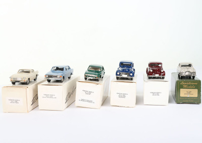 Five Rob Eddie Model 1/43 scale Volvo model cars - 2