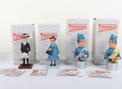 Four Gerry Anderson’s Thunderbirds Robert Harrop Hand-painted Figures