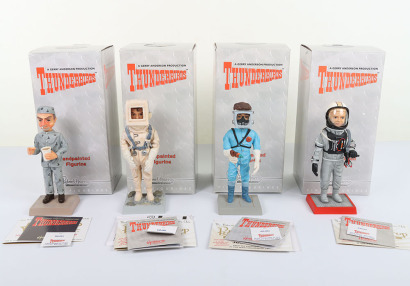 Four Gerry Anderson’s 50 years Thunderbirds Robert Harrop Hand-painted Figures