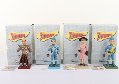 Four Gerry Anderson’s Thunderbirds Robert Harrop Hand-painted Figures