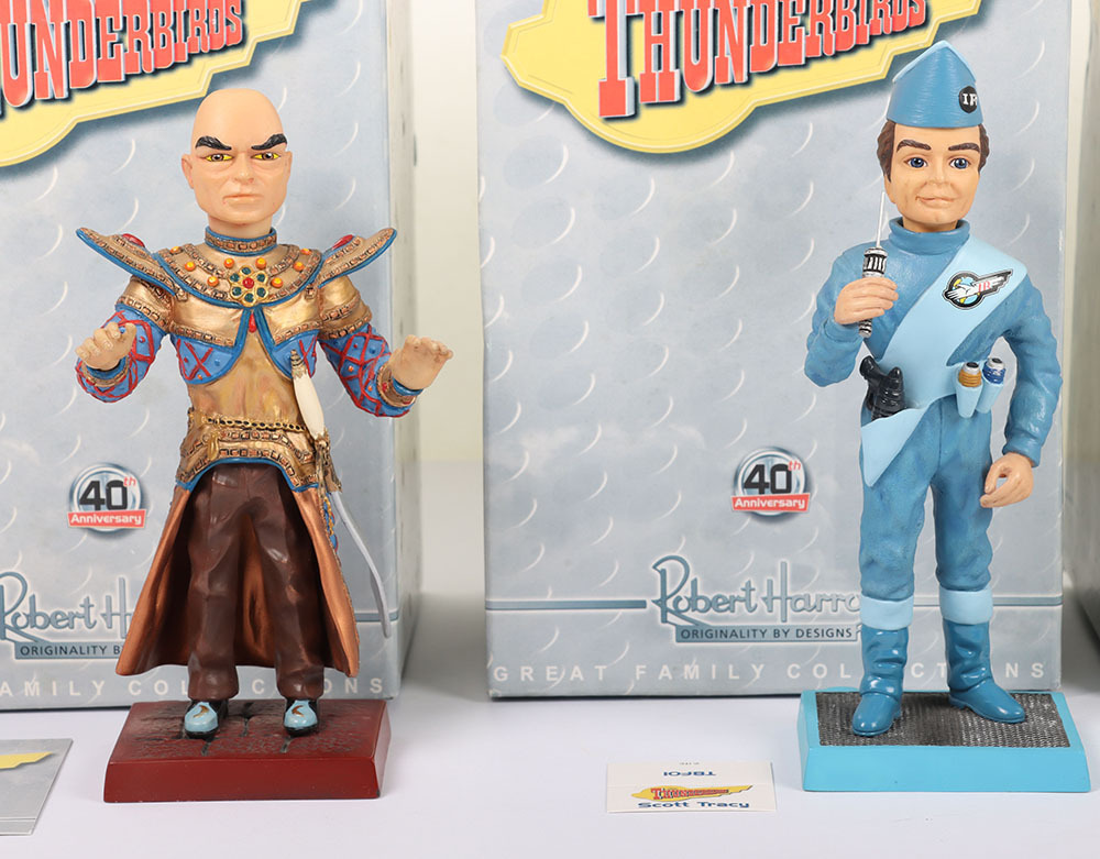 Four Gerry Anderson's Thunderbirds Robert Harrop Hand-painted Figures