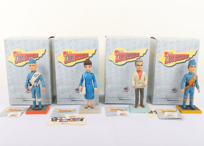 Four Gerry Anderson’s Thunderbirds Robert Harrop Hand-painted Figures