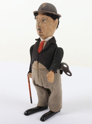 Schuco Charlie Chaplin Tinplate Clockwork Figure - 6