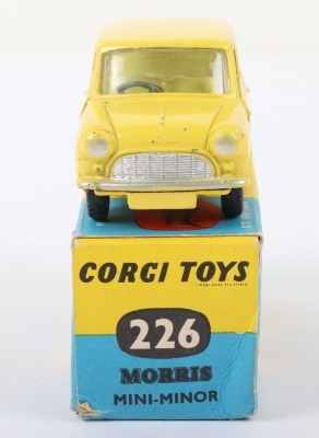 Rare Corgi Toys 226 Morris Mini Minor, yellow body - 2