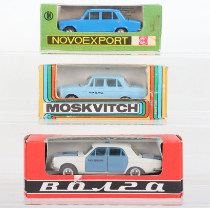 Three Russian Diecast Models