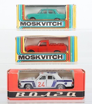 Three Russian Diecast Models