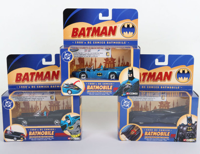 Three Corgi Batman Special Collectibles Digital Magazine Special Edition Models