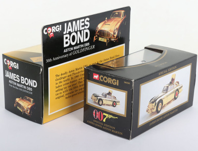 Two Corgi Special Edition Gold Plated James Bond Aston Martins D.B.5&rsquo;s - 4