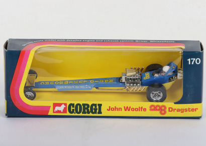 Corgi Toys 170 John Woolfe Radio Luxembourg 208 Dragster