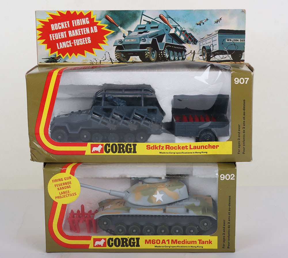 Corgi 907 German Semi Track Hanomag Rocket Launcher