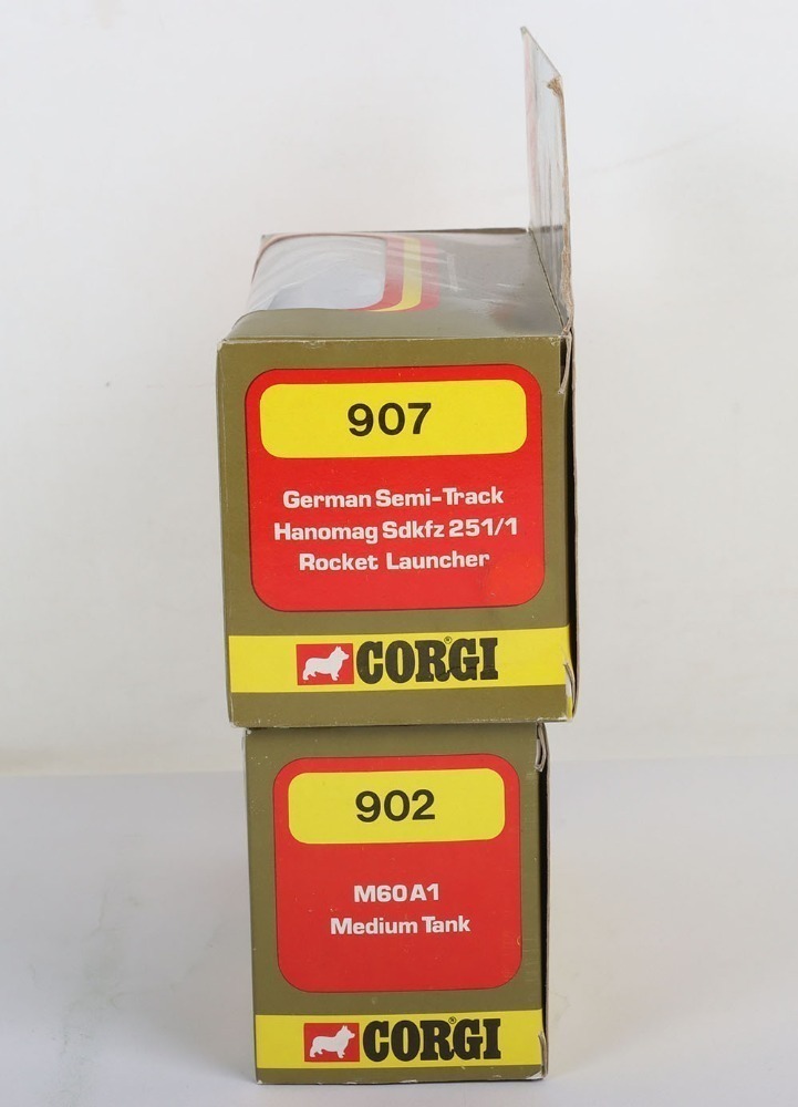 Corgi 907 German Semi Track Hanomag Rocket Launcher