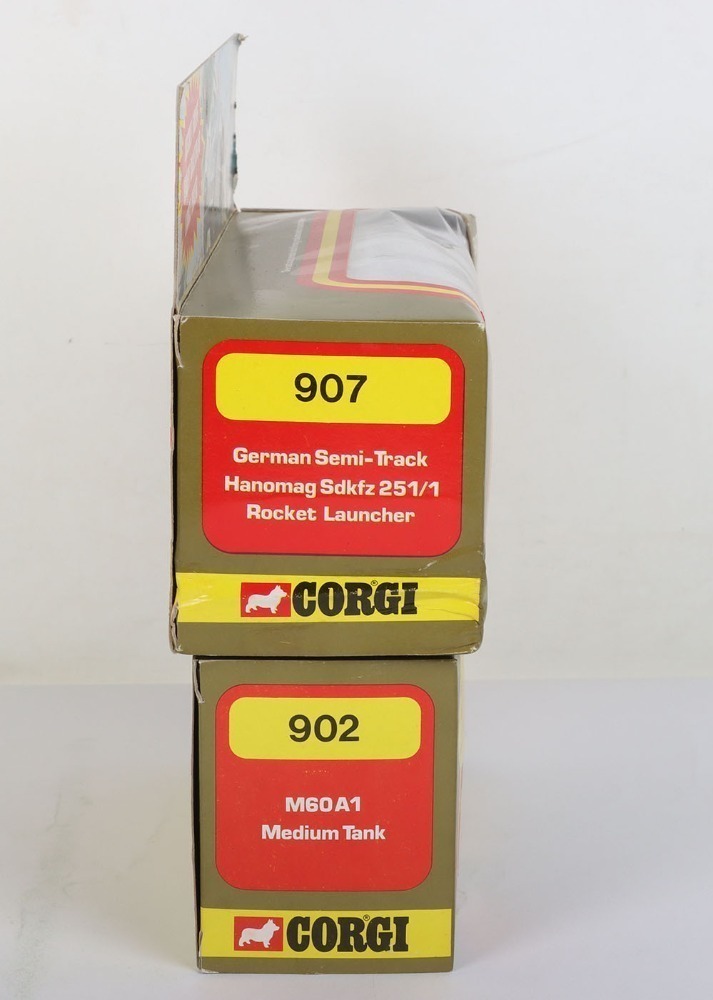 Corgi 907 German Semi Track Hanomag Rocket Launcher