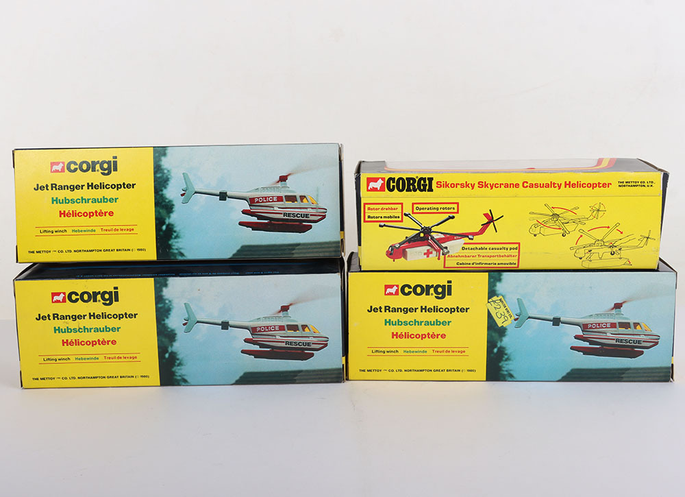 Lot 112 - A pair of CORGI Toys Sikorsky Skycrane Lot 112 - A pair of CORGI Toys Sikorsky Skycrane