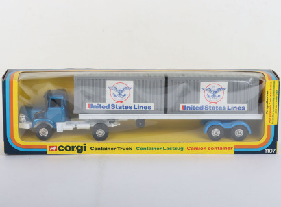 Corgi Major 1107 Berliet Container Truck ‘United States Lines’