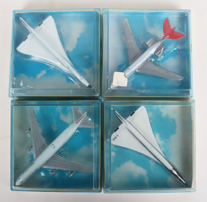 Four Corgi British Airways Aircraft Models