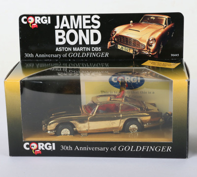 Two Corgi Special Edition Gold Plated James Bond Aston Martins D.B.5&rsquo;s - 2
