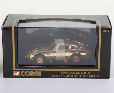 Two Corgi Special Edition Gold Plated James Bond Aston Martins D.B.5&rsquo;s - 3