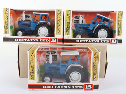 Scarce Britains Trade Pack of three 9524 Ford 6600 Tractors