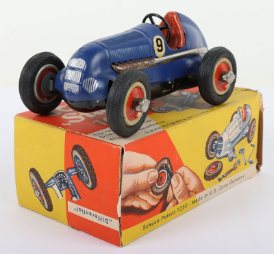 Schuco Studio 1050 Tinplate Mercedes Racing Car - 4