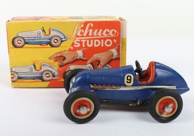 Schuco Studio 1050 Tinplate Mercedes Racing Car - 6