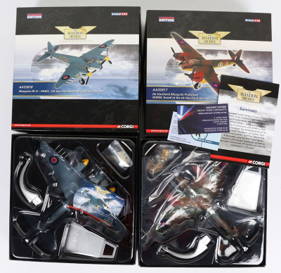 Four Corgi Aviation Archive DH Mosquito Aircraft 1:72nd Scale Models - 4