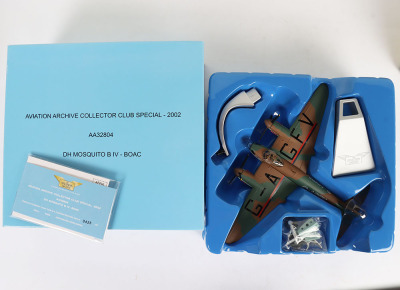 Four Corgi Aviation Archive DH Mosquito Aircraft 1:72nd Scale Model - 3