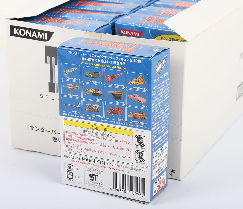 Konami Japanese Classic Thunderbirds Trade Shop Counter Display Pack