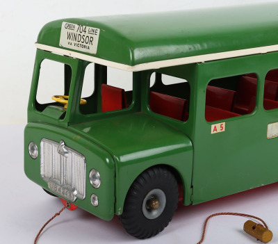 Large boxed Tri-ang toys pressed steel Green Lines single decker bus - 4