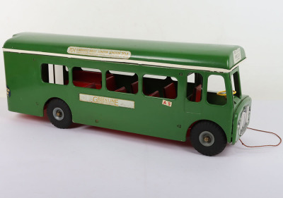 Large boxed Tri-ang toys pressed steel Green Lines single decker bus - 5