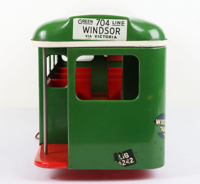Large boxed Tri-ang toys pressed steel Green Lines single decker bus - 9