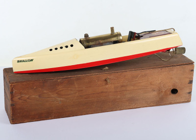 Boxed Hobbies Bowman ‘Swallow’ live steam Steamboat, 1930