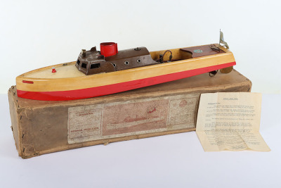 Boxed Bowman Models of Luton ‘Seahawk’ live steam Cruiser, 1947-49