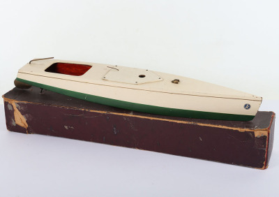 A boxed Kellner clockwork Speed boat, German circa 1935 - 2