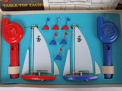 A boxed Bowman Jenkins Sailing Model of Sir Alec Rose&rsquo;s Ketch &lsquo;Lively Lady&rsquo; and a Sailor buoy game, 1970s - 4