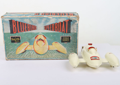 Sutcliffe boxed Bluebird II Speedboat, circa 1958 - 2