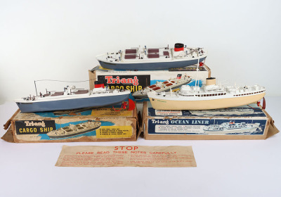 Boxed Triang model ships, circa 1960, - 3