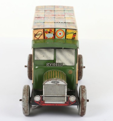 Chad Valley tinplate clockwork Dennis Games delivery van CV 10032, English 1946-49 - 3