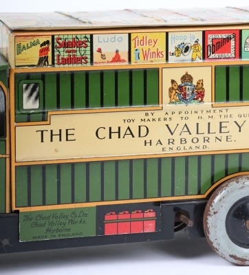 Chad Valley tinplate clockwork Dennis Games delivery van CV 10032, English 1946-49 - 5
