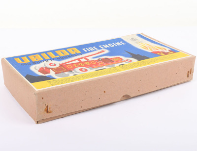 Boxed Chad Valley Ubilda clockwork Fire Engine, English circa 1948 - 5