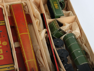 A rare Burnett Ubilda Series Set No.2 with three clockwork toys, English 1930s - 5