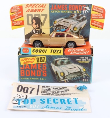 Corgi Toys 261 James Bond Aston Martin D.B.5 from the Film “Goldfinger”