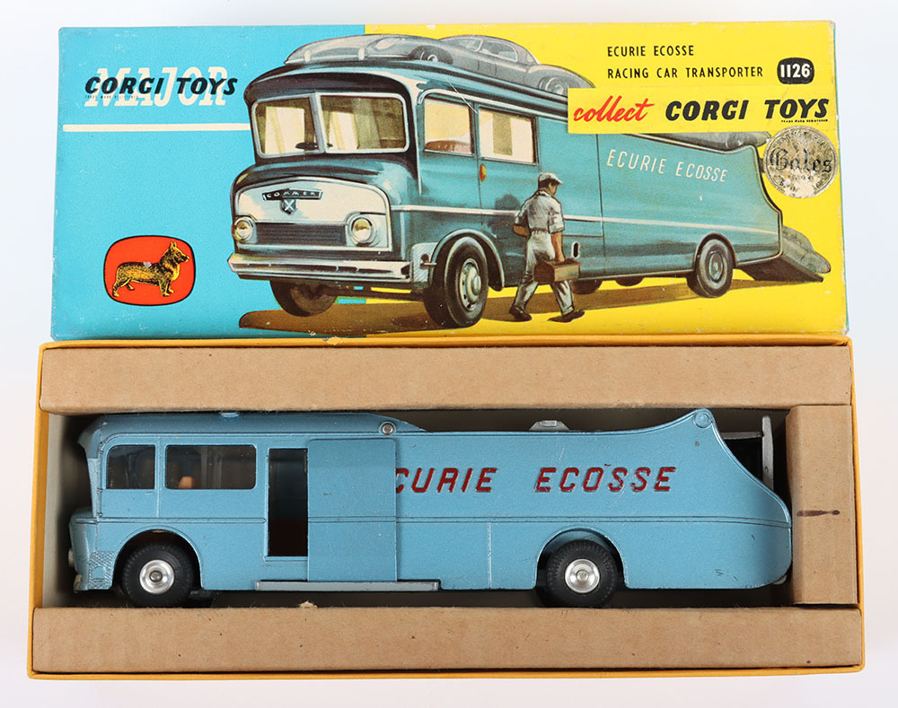 Corgi major toys ecurie ecosse sales racing car transporter