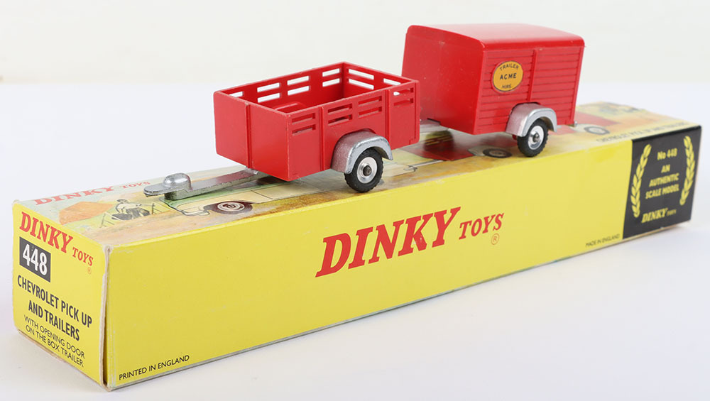 Dinky Toys 448 Chevrolet El Camino Pick Up and Trailers Box