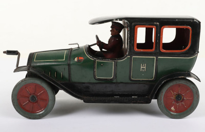 Hess 1022 tinplate flywheel operated Limousine, German circa 1920 - 2