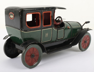 Hess 1022 tinplate flywheel operated Limousine, German circa 1920 - 5